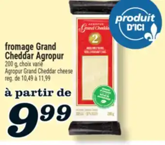Marché Richelieu FROMAGE GRAND CHEDDAR AGROPUR | AGROPUR GRAND CHEDDAR CHEESE offer