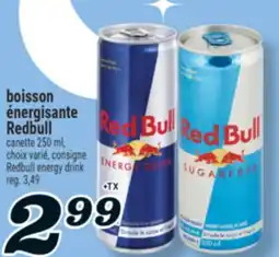 Marché Richelieu BOISSON ÉNERGISANTE REDBULL | REDBULL ENERGY DRINK offer