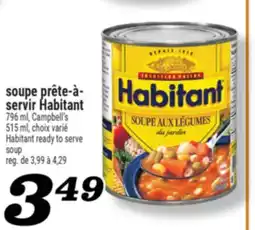 Marché Richelieu SOUPE PRÊTE-À-SERVIR HABITANT |HABITANT READY TO SERVE SOUP offer