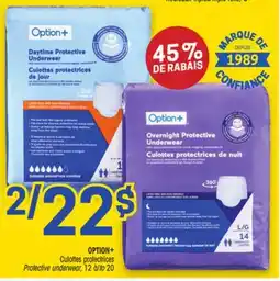 Uniprix OPTION+ Culottes protectrices Protective underwear offer