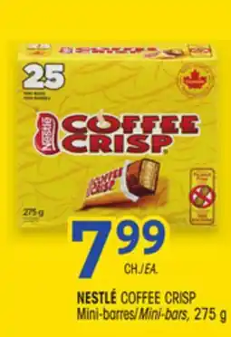 Uniprix NESTLÉ COFFEE CRISP Mini-barres/Mini-bars offer