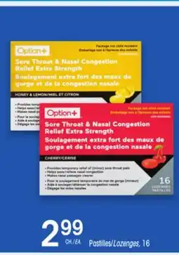 Uniprix Option+ Pastilles/Lozenges offer