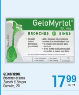 Uniprix GELOMYRTOL Bronches et sinus/Bronchi & Sinuses offer