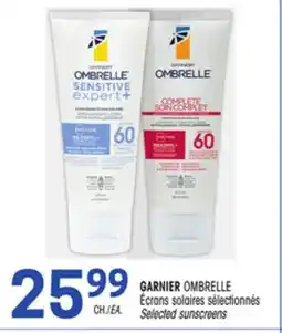 Uniprix GARNIER OMBRELLE Écrans solaires sélectionnés/ Selected sunscreens offer