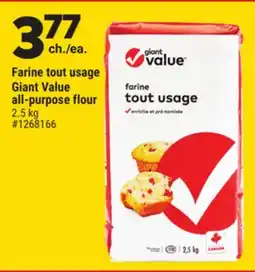 Giant Tiger Farine tout usage Giant Value all-purpose flour offer