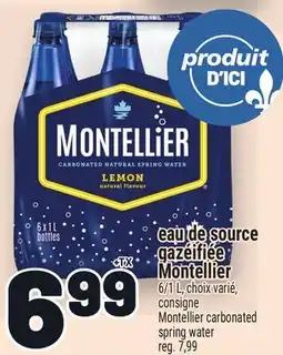 Metro EAU DE SOURCE GAZÉIFIÉE MONTELLIER | MONTELLIER CARBONATED SPRING WATER offer