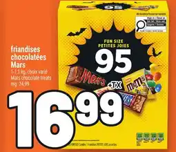 Metro FRIANDISES CHOCOLATÉES MARS | MARS CHOCOLATE TREATS offer