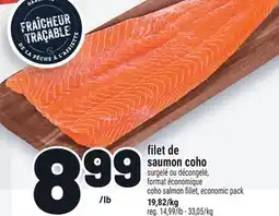 Metro FILET DE SAUMON COHO | COHO SALMON FILLET offer
