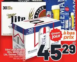 Metro BIÈRE LABATT MICHELOB ULTRA, MOLSON MILLER LITE, SLEEMAN CLEAR 2.0 | BEER offer