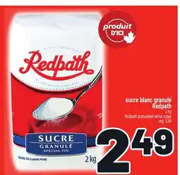 Metro SUCRE BLANC GRANULÉ REDPATH | REDPATH GRANULATED WHITE SUGAR offer