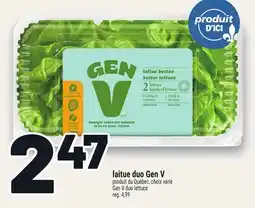 Metro LAITUE DUO GEN V | GEN V DUO LETTUCE offer