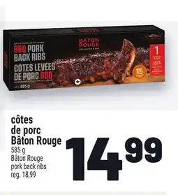 Metro CÔTES DE PORC BÂTON ROUGE | BÂTON ROUGE PORK BACK RIBS offer