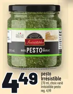 Metro PESTO IRRÉSISTIBLE | IRRÉSISTIBLE PESTO offer