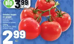 Metro TOMATES ROUGES EN GRAPPE | STEMMED RED TOMATOES offer