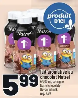 Metro LAIT AROMATISÉ AU CHOCOLAT NATREL | NATREL CHOCOLATE FLAVOURED MILK offer