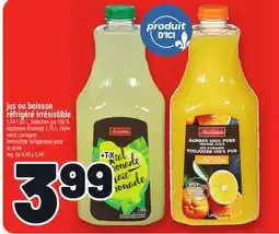 Metro JUS OU BOISSON RÉFRIGÉRÉ IRRÉSISTIBLE | IRRÉSISTIBLE REFRIGERATED JUICE OR DRINK offer
