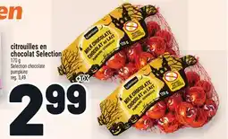 Metro CITROUILLES EN CHOCOLAT SELECTION | SELECTION CHOCOLATE PUMPKINS offer