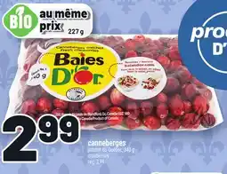 Metro CANNEBERGES | CRANBERRIES offer