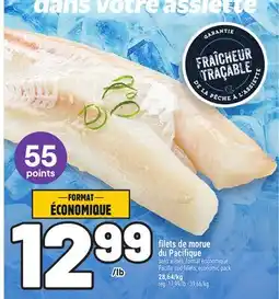 Metro FILETS DE MORUE DU PACIFIQUE | PACIFIC COD FILLETS offer