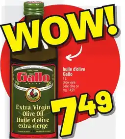 Metro HUILE D'OLIVE GALLO | GALLO OLIVE OIL offer