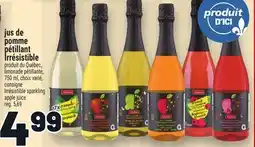 Metro JUS DE POMME PÉTILLANT IRRÉSISTIBLE | IRRÉSISTIBLE SPARKLING APPLE JUICE offer