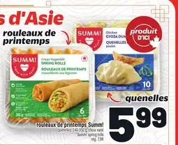 Metro ROULEAUX DE PRINTEMPS SUMM! | SUMM! SPRING ROLLS offer