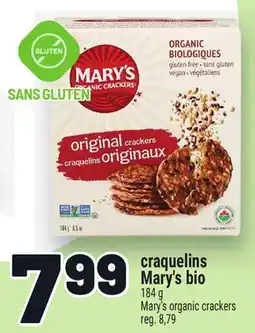 Metro CRAQUELINS MARY'S BIO | MARY'S ORGANIC CRACKERS offer