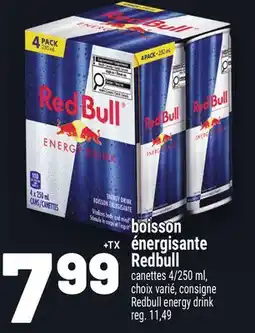 Metro BOISSON ÉNERGISANTE REDBULL | REDBULL ENERGY DRINK offer