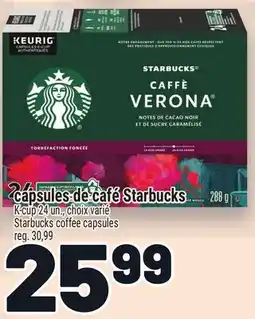 Metro CAPSULES DE CAFÉ STARBUCKS | STARBUCKS COFFEE CAPSULES offer