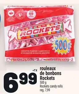 Metro ROULEAUX DE BONBONS ROCKETS | ROCKETS CANDY ROLLS offer