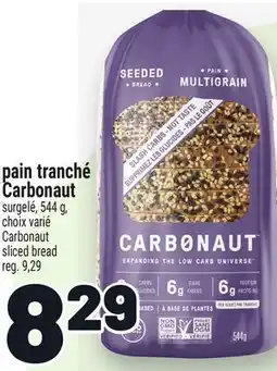 Metro PAIN TRANCHÉ CARBONAUT | CARBONAUT SLICED BREAD offer