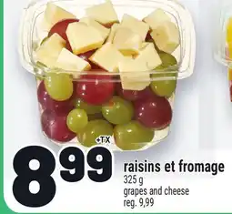 Metro RAISINS ET FROMAGE | GRAPES AND CHEESE offer