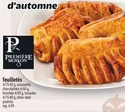 Metro FEUILLETÉS PREMIERE MOISSON | PREMIERE MOISSON PASTRIES offer