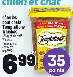 Metro GÂTERIES POUR CHATS TEMPTATIONS WHISKAS | WHISKAS TEMPTATIONS offer