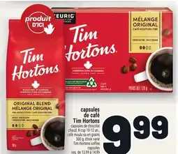 Metro CAPSULES DE CAFÉ TIM HORTONS | TIM HORTONS COFFEE CAPSULES offer