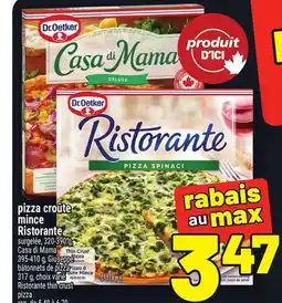 Metro PIZZA CROÛTE MINCE RISTORANTE DR. OETKER | DR. OETKER RISTORANTE THIN CRUST PIZZA offer
