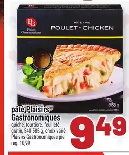 Metro PÂTÉ PLAISIRS GASTRONOMIQUES | PLAISIRS GASTRONOMIQUES PIE offer