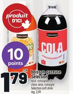 Metro BOISSON GAZEUSE SELECTION | SELECTION SOFT DRINK offer