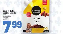 Metro PURÉE DE DATTES MADAME LABRISKI | MADAME LABRISKI DATE PUREE offer
