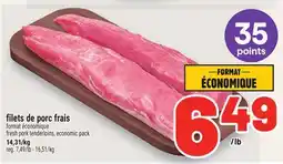 Metro FILETS DE PORC FRAIS | FRESH PORK TENDERLOINS offer