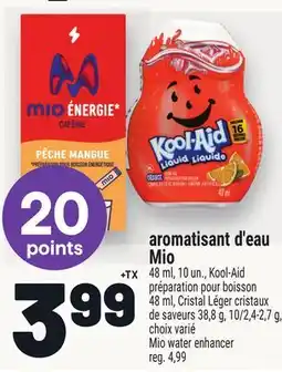 Metro AROMATISANT D'EAU MIO | MIO WATER ENHANCER offer