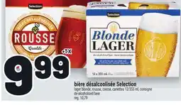 Metro BIÈRE DÉSALCOOLISÉE SELECTION | SELECTION DE‑ALCOHOLIZED BEER offer