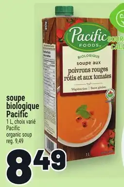 Metro SOUPE BIOLOGIQUE PACIFIC | PACIFIC ORGANIC SOUP offer