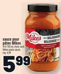 Metro SAUCE POUR PÂTES MIKES | MIKES PASTA SAUCE offer