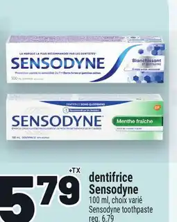 Metro DENTIFRICE SENSODYNE | SENSODYNE TOOTHPASTE offer