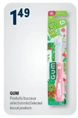 Familiprix GUM, Selected buccal products offer