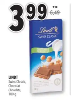 Familiprix LINDT, Swiss Classic, Chocolate, 100 g offer