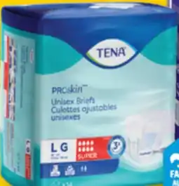 Familiprix TENA, Pads, briefs or cleansing cream offer