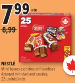 Familiprix NESTLÉ, Assorted mini bars and candies, 25 units offer