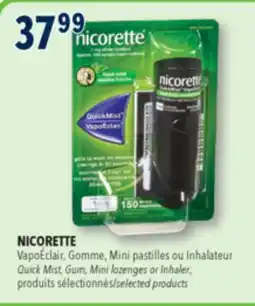 Familiprix NICORETTE, Inhaler, selected products offer